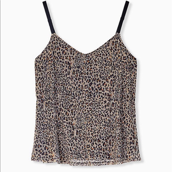 torrid Tops - Nwt Torrid leopard Lurex Swing Cami